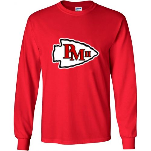  The Silo LONG SLEEVE RED Kansas City Mahomes LOGO T-Shirt