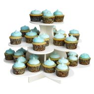 The Smart Baker 3 Tier Flower Cupcake Tower Stand Holds 48+ CupcakesAs Seen on Shark Tank Cupcake Stand