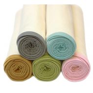 The Snug Bug Organic Swaddle Blanket - USA Made 100% Cotton (CLOUD GREY)