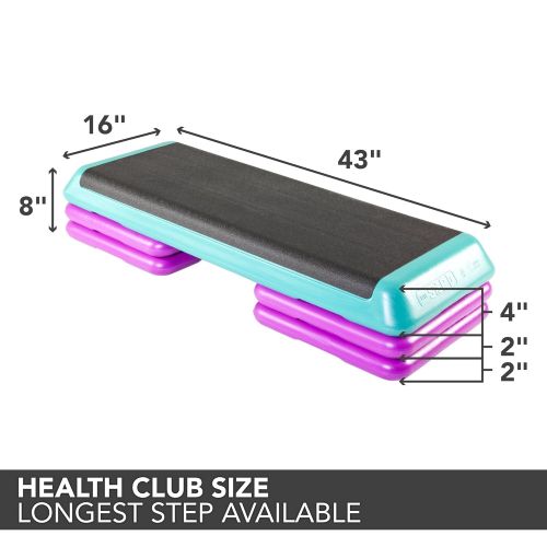  The Step Original Aerobic Platform  Health Club Size  With Four Original Risers