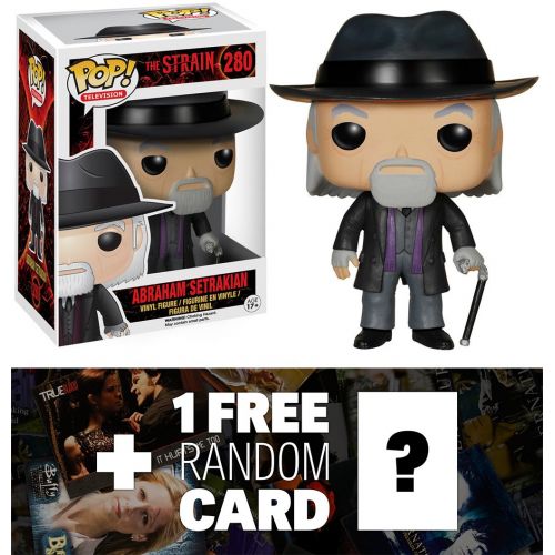  The Strain Abraham Setrakian: Funko POP! x Vinyl Figure + 1 Free American TV Themed Trading Card Bundle [63160]