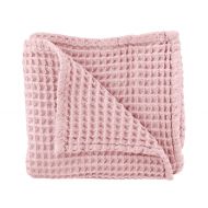 The Sugar House Cloud Blanket in Blush Pink - Made from Soft and Lofty Waffle Gauze - 100% Cotton - 36 x 40 - Baby Girl Gift