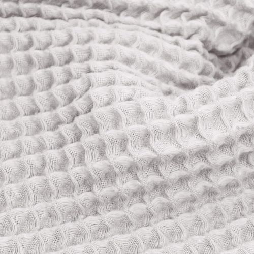  The Sugar House Cloud Blanket in Light Grey - Made from Soft and Lofty Waffle Gauze - 100% Cotton - 36 x 40 - Baby Girl Gift