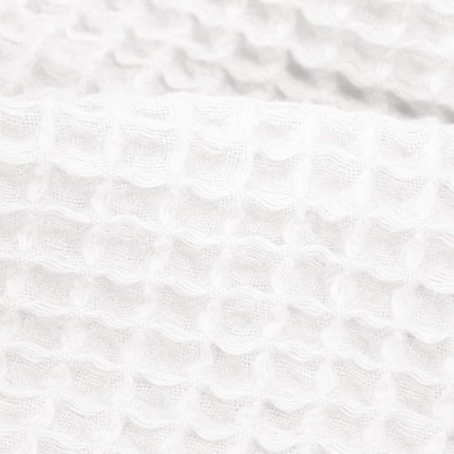  The Sugar House Cloud Blanket in White - Made from Soft and Lofty Waffle Gauze - 100% Cotton - 36 x 40 - Baby Girl Gift