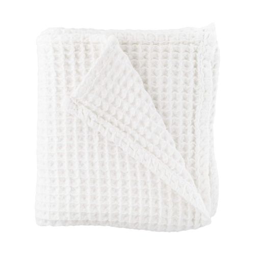  The Sugar House Cloud Blanket in White - Made from Soft and Lofty Waffle Gauze - 100% Cotton - 36 x 40 - Baby Girl Gift