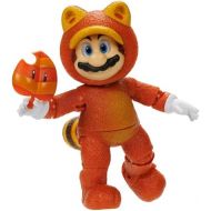 THE SUPER MARIO BROS. MOVIE - 5 Inch Action Figures Series 2 - Tanooki Mario Figure with Leaf Accessory