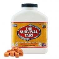 The Survival Tabs SOS Food 3600 Calorie Emergency Food Box 180 Tablets Gluten Free and Non-GMO 25 Years Shelf Life - Chocolate Flavor