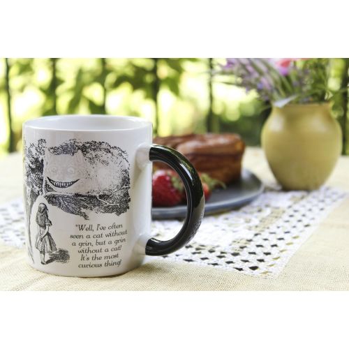  The Unemployed Philosophers Guild Disappearing Cheshire Cat Mug - Add Coffee or Tea and The Cheshire Cat Disappears Except for its Grin - Comes in a Fun Gift Box