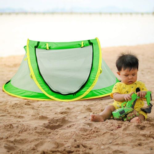 The Wayfinder Co. Wayfinder TravelTot, Baby Travel Tent Portable Baby Travel Bed Indoor & Outdoor Travel Crib Baby Beach Tent UPF 50+ UV Protection w/Mosquito Net and 2 Pegs