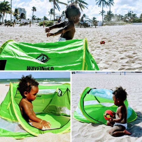  The Wayfinder Co. Wayfinder TravelTot, Baby Travel Tent Portable Baby Travel Bed Indoor & Outdoor Travel Crib Baby Beach Tent UPF 50+ UV Protection w/Mosquito Net and 2 Pegs