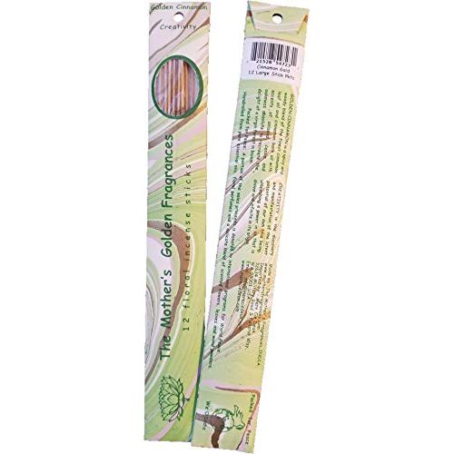  인센스스틱 The mothers fragrances Mothers Golden Fragrances Incense - Cinnamon 12 Stick Packet 10