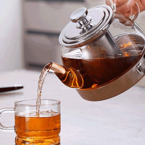  The teapot company Teapot,Cold Kettle,6Cups,Thick Borosilicate Glass, High Temperature Resistance,High capacity 1500ML