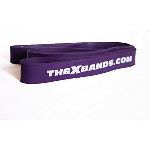  The x Bands Extra Durable Long Resistance Bands by Best for Exercise, Pull-Ups, Powerlifting, Mobility Training, Crossfit, Stretching, Yoga, Fitness, and Workout - Single Band or S