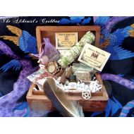 TheAlchemistCauldron WICCAN ALTAR KIT, Witches Altar Tools, Cast Spells, Rid Hex, Bring Good, Protect, Rid Bad Luck, Break Curse, Heal Illness, Reverse Spell