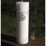 TheBriarwood Blessed Pillar Candle for Cleansing, Purification, Blessings, Removing Negativity, Banishing, and Protection. 2x6.5 in.