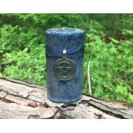 TheBriarwood Boundary  Pillar Candle. Inspired by the Pagan Belief Of Bluberries. Choose a size