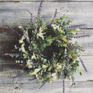 /TheBrighterSideCo Spring Wreath, Spring Decor, Boxwood Wreath, Farmhouse Wreath, Front Door Wreath, Eucalyptus Wreath, Rustic Wreath, Wedding Decor, Wreath