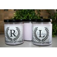 TheCanarysNest Monogram Candle | Soy Jar Candle, Scented Soy Candles, Valentines Day Gift, Mothers Day Candle, Personalized Candle, Teacher Gifts, Decor