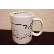 /TheCritterNest State or Country Heart Mug, Going Away Gift, Long Distance Relationship, Best Friends, Graduation, New Job, Army, Moving Away
