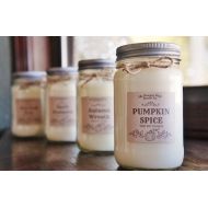 TheDancingWick Fall Candle  Pure Soy  Autumn Candle  Fall Decor  Container CandleMason Jar Candle16 oz. Candle 8 oz. CandleHand Poured Dye Free
