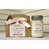 TheDancingWick Personalized Gift For Mom / I Love You Mom / Mothers Day Gift Candle / Youre the Mom Everyone Wishes They Had / 16 oz Soy Candle with box