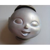 TheJunkEmporium Vintage Metal Doll Head Mold