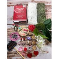 TheMagicalFairyShop DIY Fairy Garden Accessory Kit, Pink Love Valentines Day Gift