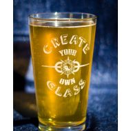 ThePersonalizedGift Create A Glass - Create Your Own Custom Engraved Pint Glasses