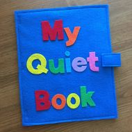 ThePinkPenguinShop Quiet Book COVER- Customize and Personalize a Cover for your childs Quiet Book! Choose your own colors and design! Childrens Felt Books