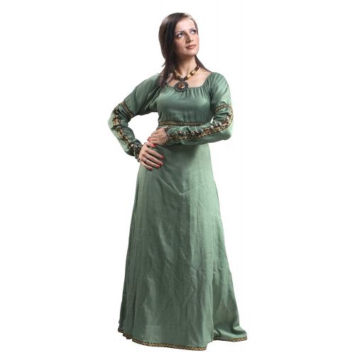  ThePirateDressing Medieval Renaissance Pirate Cosplay Costume Women Dress Gown