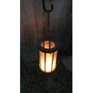 ThePracticalViking Viking Lantern~Medieval Lantern-viking Camp- Primitive Lantern-Medieval Camp-Wood and Velum Lantern~Historical Re-enactment Lantern