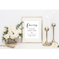 /TheRusticEleganceCo Favors Please Take One- Favors Sign- Printable Wedding Signs- Wedding Signage- Wedding Favor Sign- Reception Signs- Party Favor Sign-