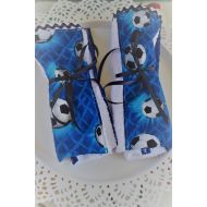 TheScarletThread1 Travel Toothbrush Roll Soccer