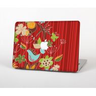 /Etsy The Red Striped Vector Floral Design Skin for the Apple MacBook Air - Pro or Pro with Retina Display (Choose Version)