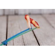 TheVintageAmerica Swimmer on stick, Close up of mechanical swimmer, Vintage mechanical toy swimmer, Climbing swimmer, Circus monkey, Hand movement toy swimmer