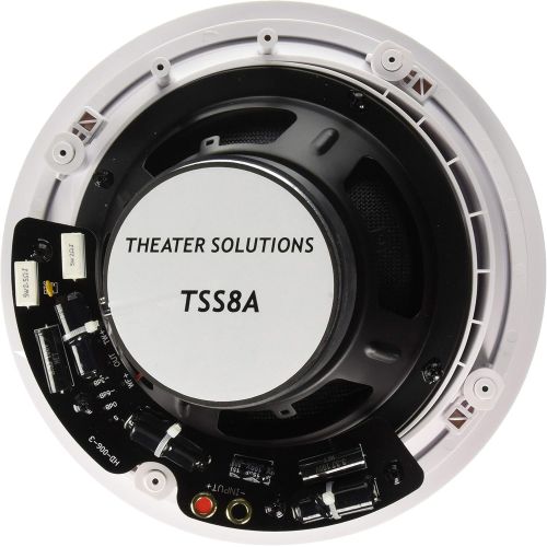  [아마존베스트]Theater Solutions TSS8A Home Theater Deluxe in Ceiling 8 Angled Speaker