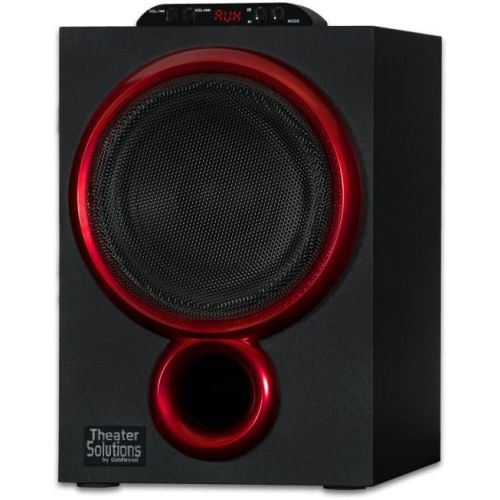  [아마존베스트]Theater Solutions by Goldwood Bluetooth 2.1 Speaker System 2.1-Channel Home Theater Speaker System, Black (TS212)