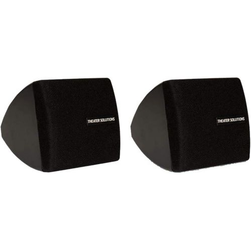  [아마존베스트]Theater Solutions TS30B Mountable Indoor Speakers Black Bookshelf Pair