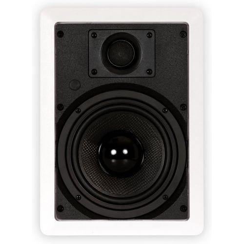  [아마존베스트]Theater Solutions TS65W in Wall 6.5 Speakers Surround Sound Home Theater Pair, White