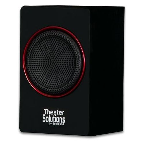  Theater Solutions TS212 Powered 2.1 Bluetooth Speaker System with 2 Extension Cables