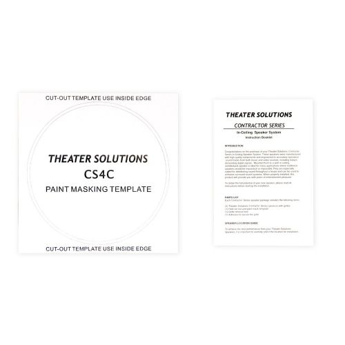  Theater Solutions In Ceiling Surround Sound Home Theater 5 Speaker Set CS4C-5S