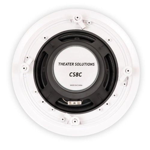  Theater Solutions CS8C In Ceiling 8 Speakers Surround Sound Home Theater 5 Pair Pack 5CS8C