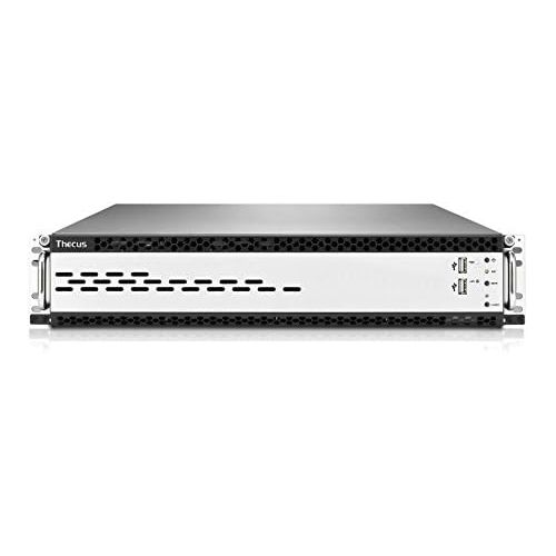  Thecus W12000 12-Bay WSS NAS with Intel Xeon E3-1225 3.1 GHz, 8GB RAM, 10 GbE Ready, 2x USB 3.0 - MetallicGrey