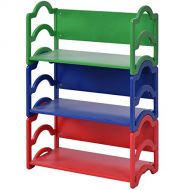 Theone_999 Kids Bookshelf Bookcase Toddler Shelves Storage Rack Organizer Display Holder Home Furniture