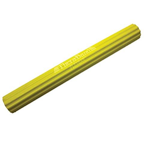  TheraBand FlexBar, Tennis Elbow Therapy Bar, Relieve Tendonitis Pain & Improve Grip Strength, Resistance Bar for Golfers Elbow & Tendinitis, Yellow, Extra Light, Beginner