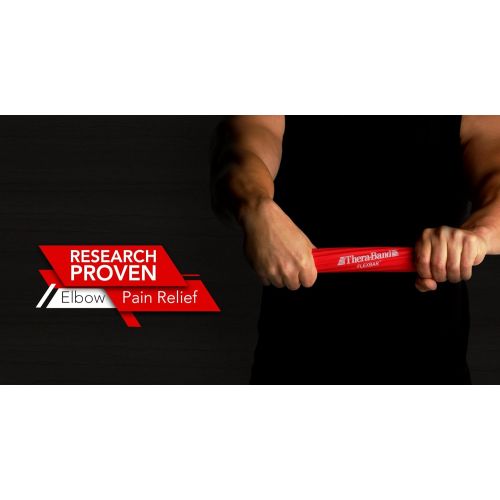  TheraBand FlexBar Resistance Bar For Improving Grip Strength, Tennis Elbow, Golfers Elbow, Tendonitis