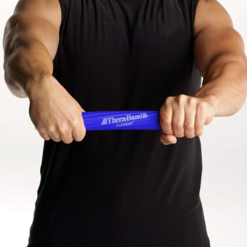  TheraBand FlexBar Resistance Bar For Improving Grip Strength, Tennis Elbow, Golfers Elbow, Tendonitis