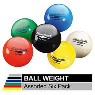 TheraBand Soft Weight, 4.5 Diameter Hand Held Ball Shaped Isotonic Weight for Strength Training and Rehab Exercises