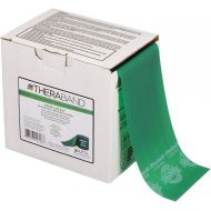 THERABAND Resistance Band 50 Yard Roll, Heavy Green Non-Latex Professional Elastic Bands For Upper & Lower Body Exercise, Physical Therapy, Pilates, & Rehab, Dispenser Box, Interme