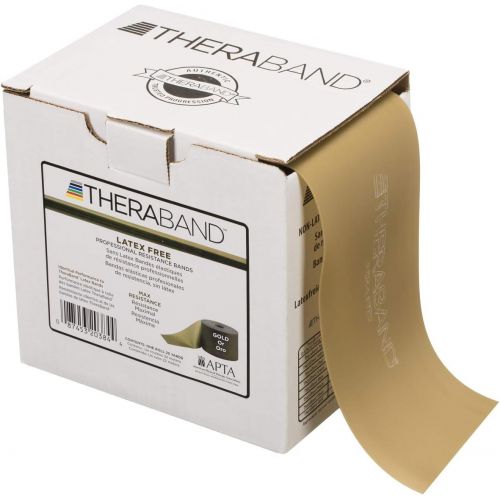  TheraBand Hygenic Thera-Band Latex Free Resistance Exercise Bands 25 yard roll Heavy - Green